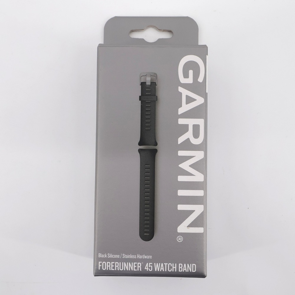 Garmin Forerunner 45 Silicone Watch Band Black Unisex OS